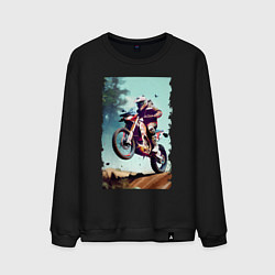 Мужской свитшот Мотокросс - экстрим