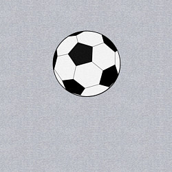 Свитшот хлопковый мужской Футбольный мячик, цвет: меланж — фото 2