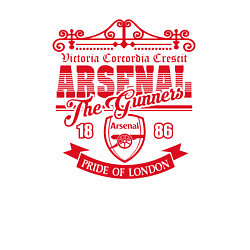 Свитшот хлопковый мужской Arsenal 1886, цвет: белый — фото 2