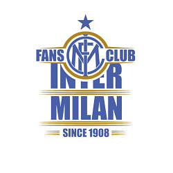 Свитшот хлопковый мужской Inter Milan fans club, цвет: белый — фото 2