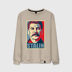 Свитшот хлопковый мужской Stalin USSR, цвет: миндальный