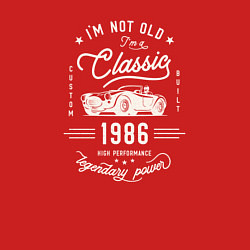 Свитшот хлопковый мужской Я классический 1986, цвет: красный — фото 2