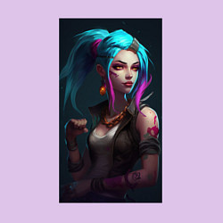 Свитшот хлопковый мужской Jinx Arcane League of Legends, цвет: лаванда — фото 2