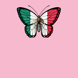 Свитшот хлопковый мужской Мексика бабочка, цвет: светло-розовый — фото 2