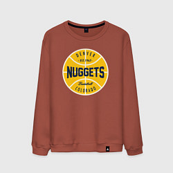 Свитшот хлопковый мужской Denver Nuggets 1967, цвет: кирпичный