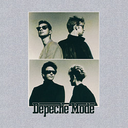 Свитшот хлопковый мужской Depeche Mode - Music for the Masses, цвет: меланж — фото 2