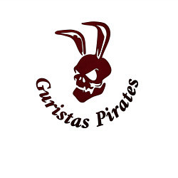 Свитшот хлопковый мужской Guristas pirates, цвет: белый — фото 2