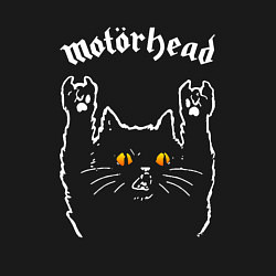 Свитшот хлопковый мужской Motorhead rock cat, цвет: черный — фото 2