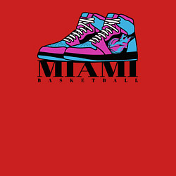 Свитшот хлопковый мужской Basketball Miami, цвет: красный — фото 2