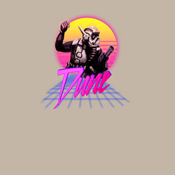 Свитшот хлопковый мужской Dune retro game, цвет: миндальный — фото 2