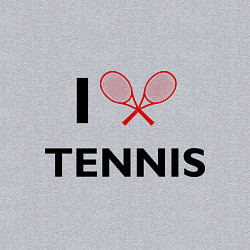 Свитшот хлопковый мужской I Love Tennis, цвет: меланж — фото 2