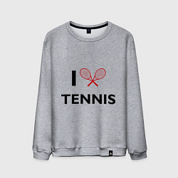 Мужской свитшот I Love Tennis