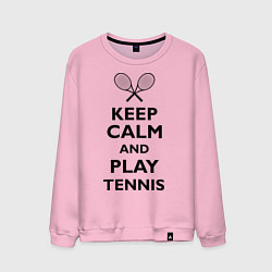 Мужской свитшот Keep Calm & Play tennis