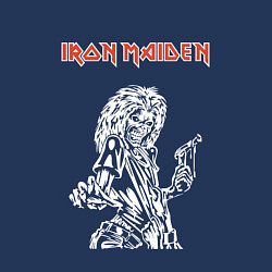 Свитшот хлопковый мужской Iron Maiden: Killers, цвет: тёмно-синий — фото 2