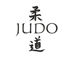 Свитшот хлопковый мужской Дзюдо иероглиф, цвет: белый — фото 2