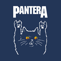 Свитшот хлопковый мужской Pantera rock cat, цвет: тёмно-синий — фото 2