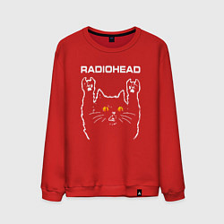 Мужской свитшот Radiohead rock cat