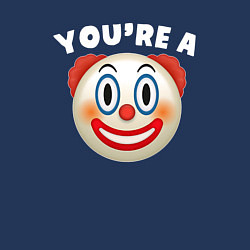 Свитшот хлопковый мужской You are clown, цвет: тёмно-синий — фото 2