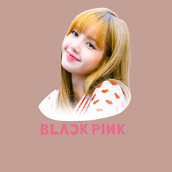 Свитшот хлопковый мужской Lisa Blackpink, цвет: пыльно-розовый — фото 2