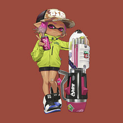 Свитшот хлопковый мужской Inkling girl, цвет: кирпичный — фото 2