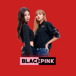 Свитшот хлопковый мужской Blackpink kpop, цвет: красный — фото 2