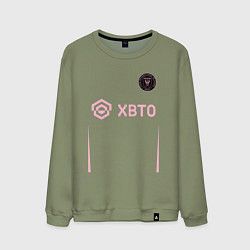 Мужской свитшот Лионель Месси ФК Интер Майами форма гостевая