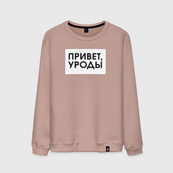 Мужской свитшот Привет уроды