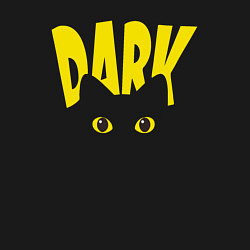 Свитшот хлопковый мужской Dark - глаза черной кошки, цвет: черный — фото 2