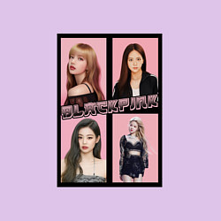 Свитшот хлопковый мужской Blackpink K-pop группа, цвет: лаванда — фото 2