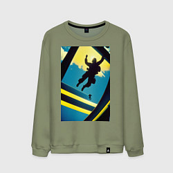 Мужской свитшот Два парашютиста