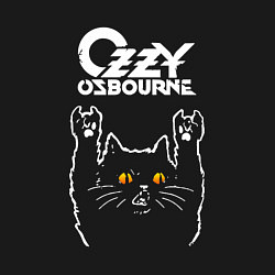 Свитшот хлопковый мужской Ozzy Osbourne rock cat, цвет: черный — фото 2