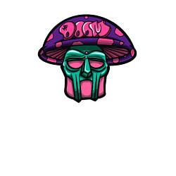 Свитшот хлопковый мужской MF Doom mushroom, цвет: белый — фото 2