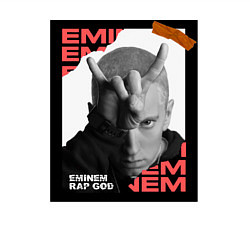 Свитшот хлопковый мужской Rap god, цвет: белый — фото 2