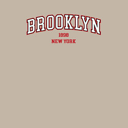 Свитшот хлопковый мужской Brooklyn New York, цвет: миндальный — фото 2