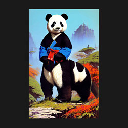 Свитшот хлопковый мужской Пандатавр - шутка - нейросеть, цвет: черный — фото 2