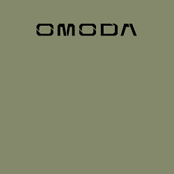 Свитшот хлопковый мужской Omoda big black logo, цвет: авокадо — фото 2