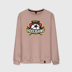 Свитшот хлопковый мужской Spirit hooligans, цвет: пыльно-розовый