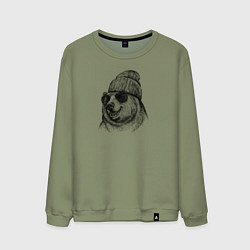 Мужской свитшот Медведь в шапке