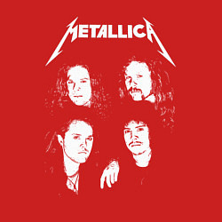 Свитшот хлопковый мужской Metallica band, цвет: красный — фото 2