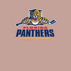 Свитшот хлопковый мужской Florida panthers - hockey team, цвет: пыльно-розовый — фото 2