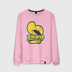 Мужской свитшот Hip hop microphone