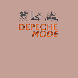 Свитшот хлопковый мужской Depoeche Mode - Celebration, цвет: пыльно-розовый — фото 2