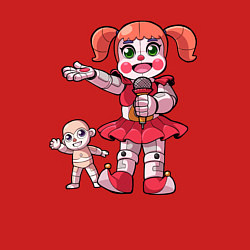 Свитшот хлопковый мужской Цирковая Малышка, цвет: красный — фото 2