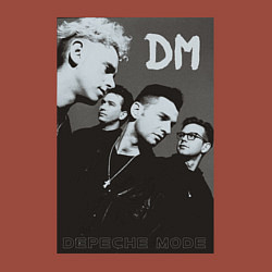 Свитшот хлопковый мужской Depeche Mode 90 Violator, цвет: кирпичный — фото 2