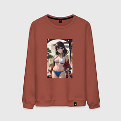 Мужской свитшот Девушка в аниме стиле