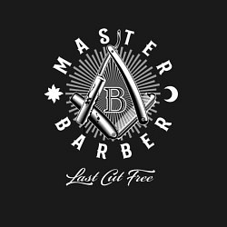 Свитшот хлопковый мужской Master barber, цвет: черный — фото 2