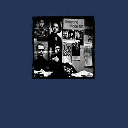 Свитшот хлопковый мужской Depeche Mode - 101 Pasadena, цвет: тёмно-синий — фото 2