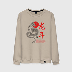 Мужской свитшот Year of the dragon