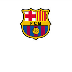 Свитшот хлопковый мужской Barcelona fc sport, цвет: белый — фото 2