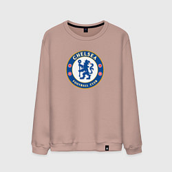 Свитшот хлопковый мужской Chelsea fc sport, цвет: пыльно-розовый